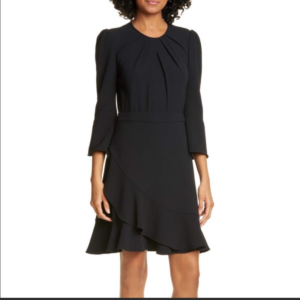 NWT Diane von Furstenberg Rasina dress black sz 6